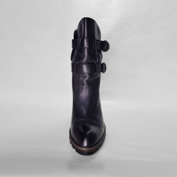 Coach Thelma Stiletto Black Mid-Calf Leather Boot Sz 10 - Picture 6 of 14